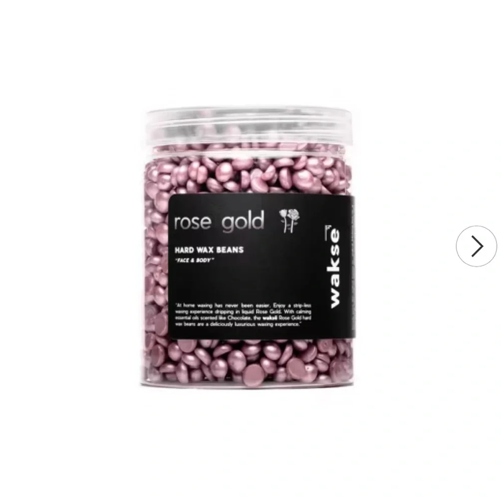 NWT Wakse Rose Gold Hard Wax Beads